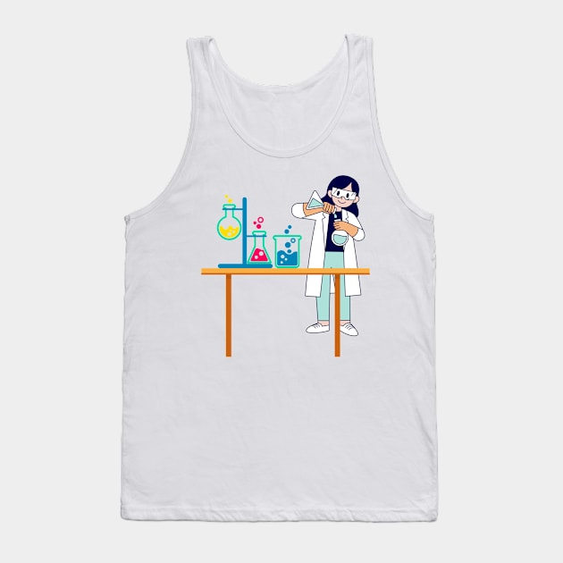 I am a chemist Tank Top by B&C Fashion